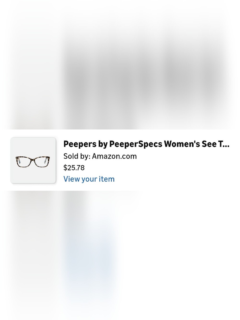 Peepers Tortoiseshell Blue Light Glasses, Brown - Picture 10 of 10